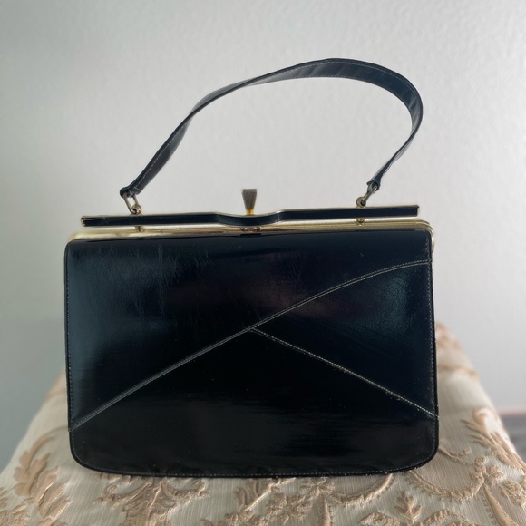 *Real Vintage 1950’s-60’s Naturalizer Elegant Black Handbag | Model 36388 - Picture 1 of 6
